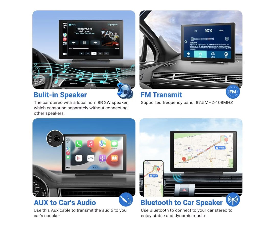 Wireless Smartscreen Stereo 9in