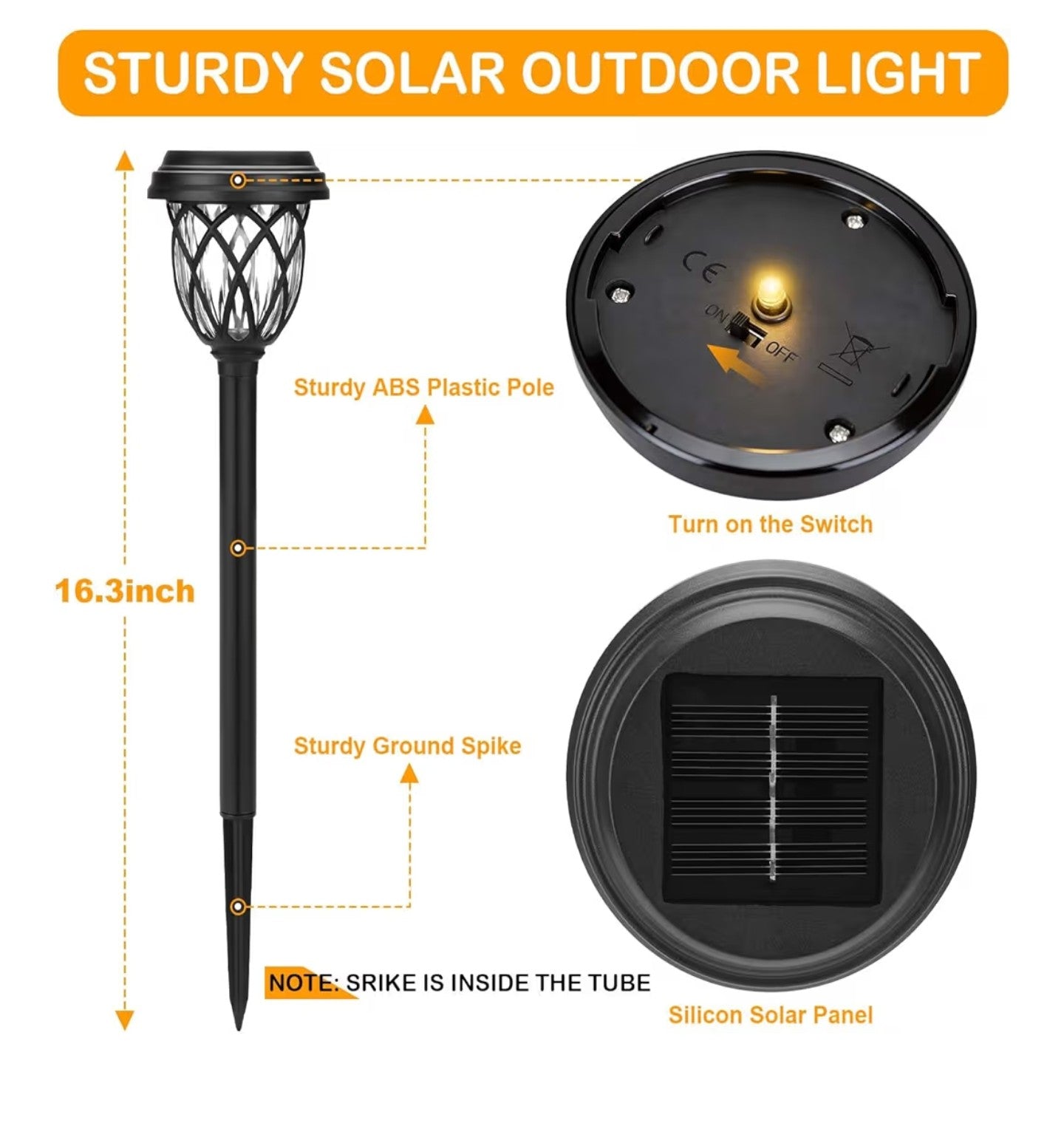 Solar Lights Outdoor 12 Pack Solar Garden Lights Waterproof