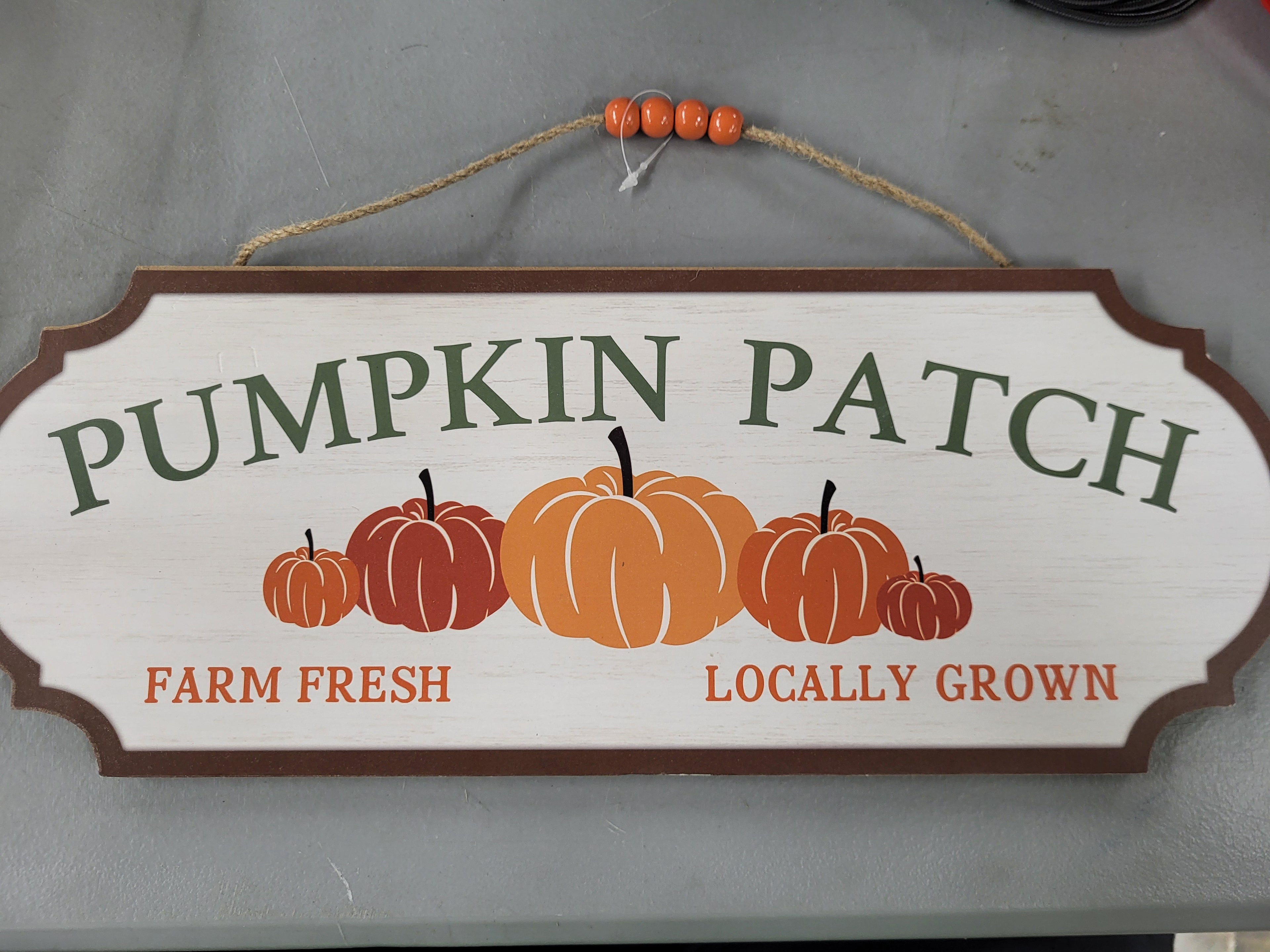 Pumpkin Patch Wall Sign