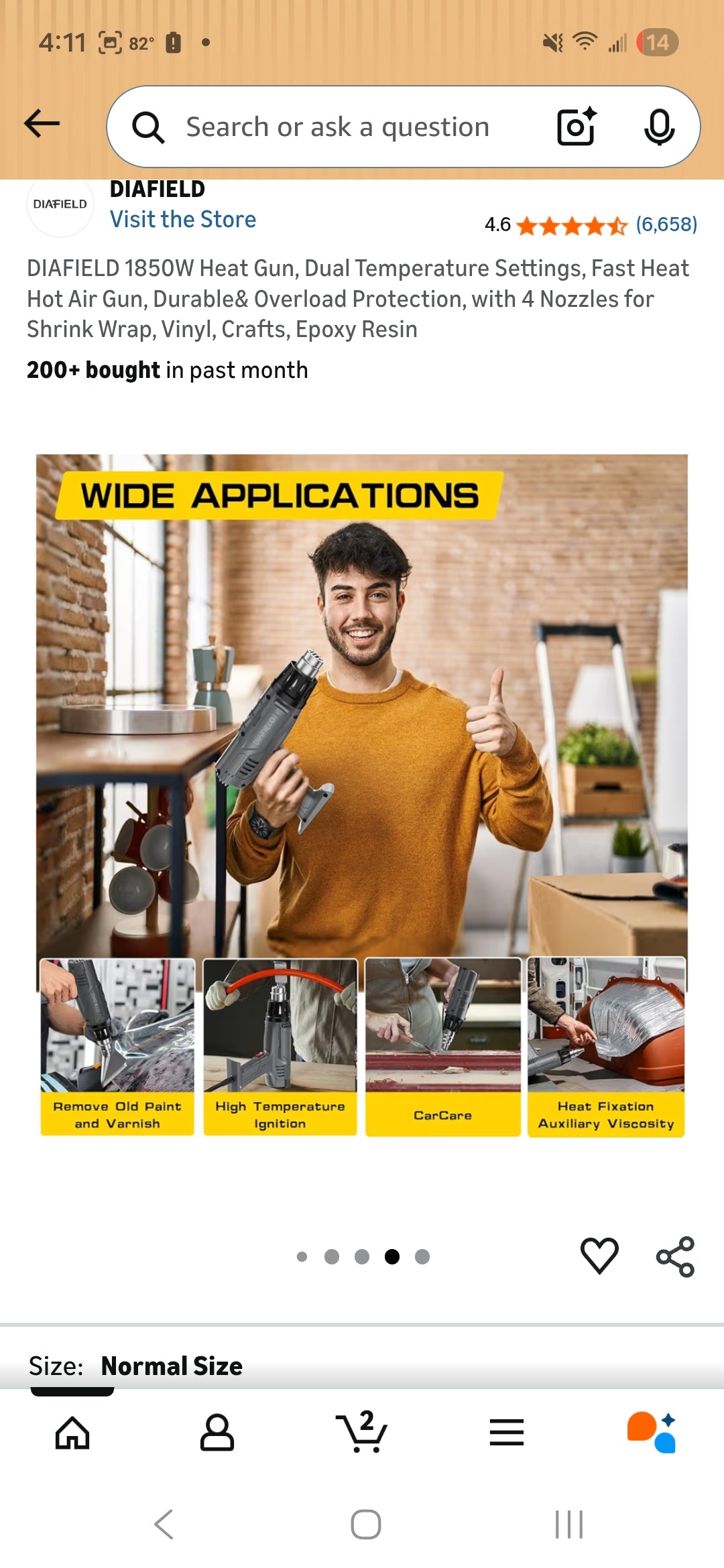 Diafield Heat Gun