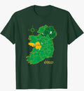 Galway Ireland Countey Map T-Shirt (2XL)