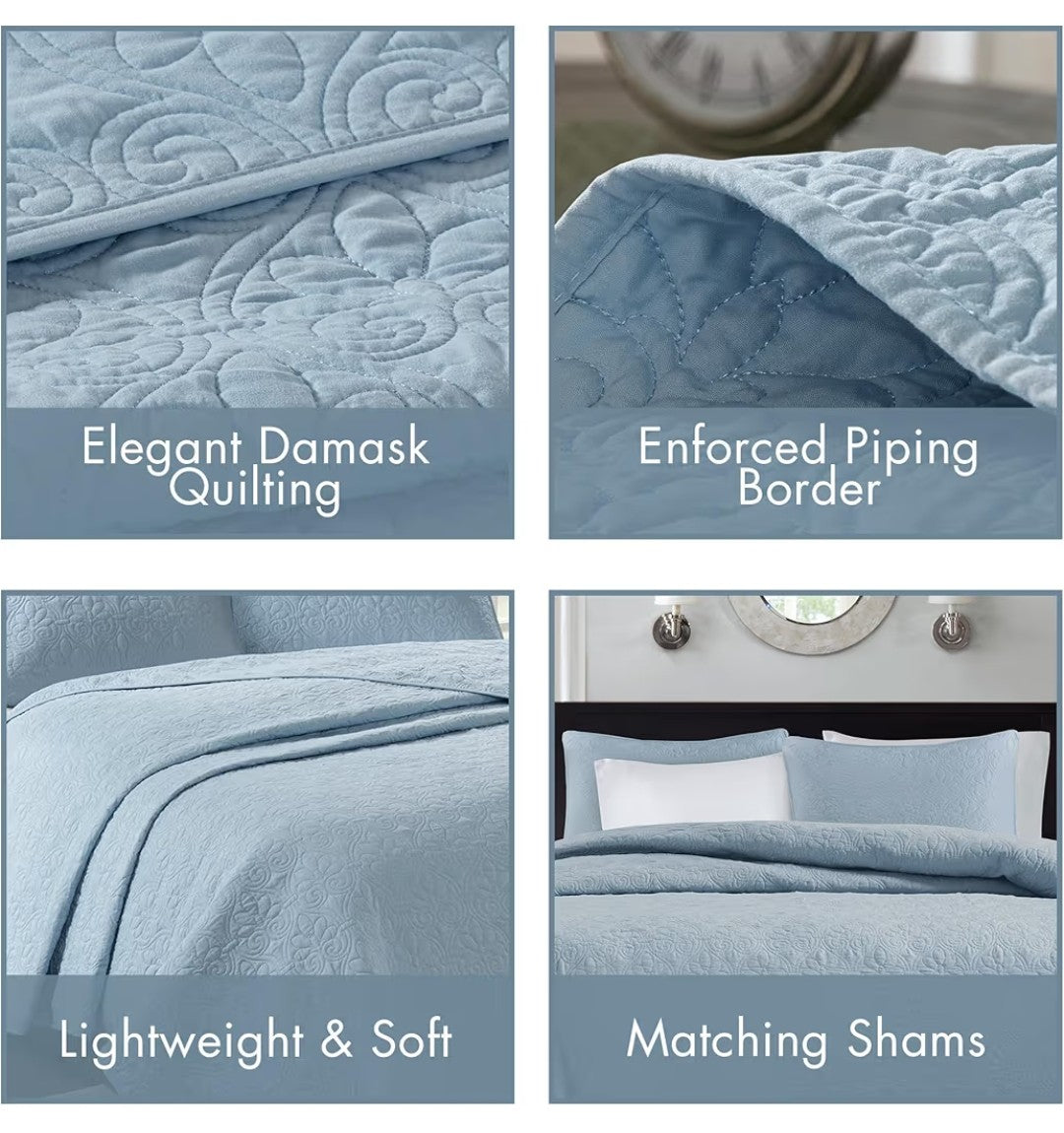 Madison Park King Size Coverlet Set