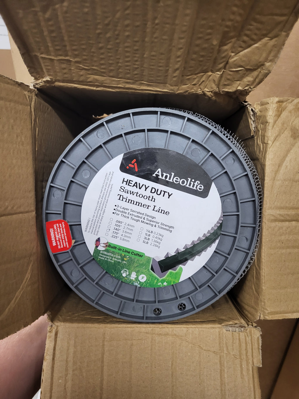A Anleolife Sawtooth Trimmer Line 5lbs