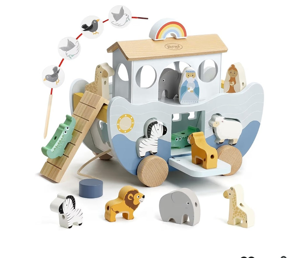 Wooden Noah's Aek Toy