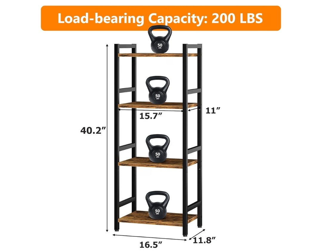 Ragifen 4 Tier Bookcase