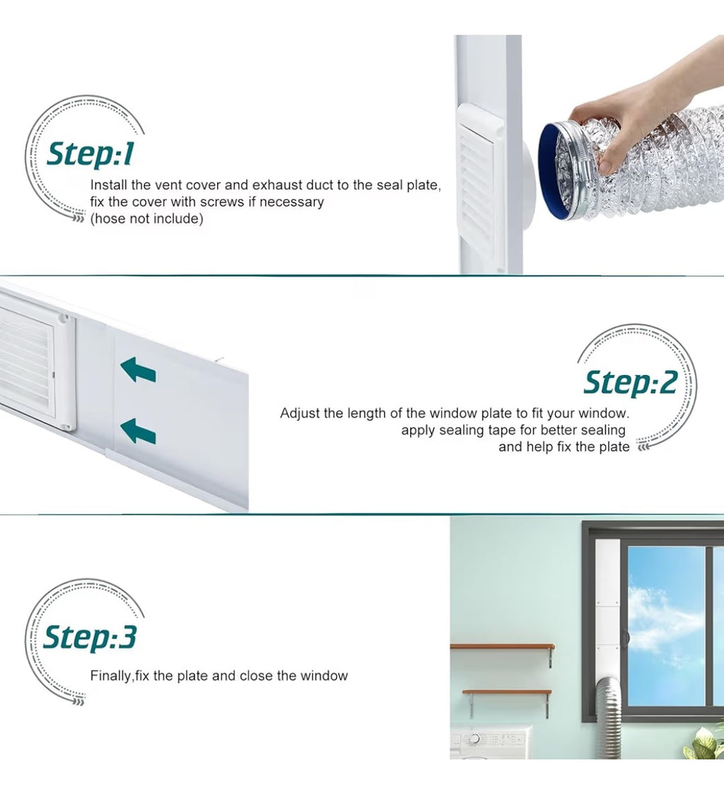 Daisypower Dryer Vent Window Kit