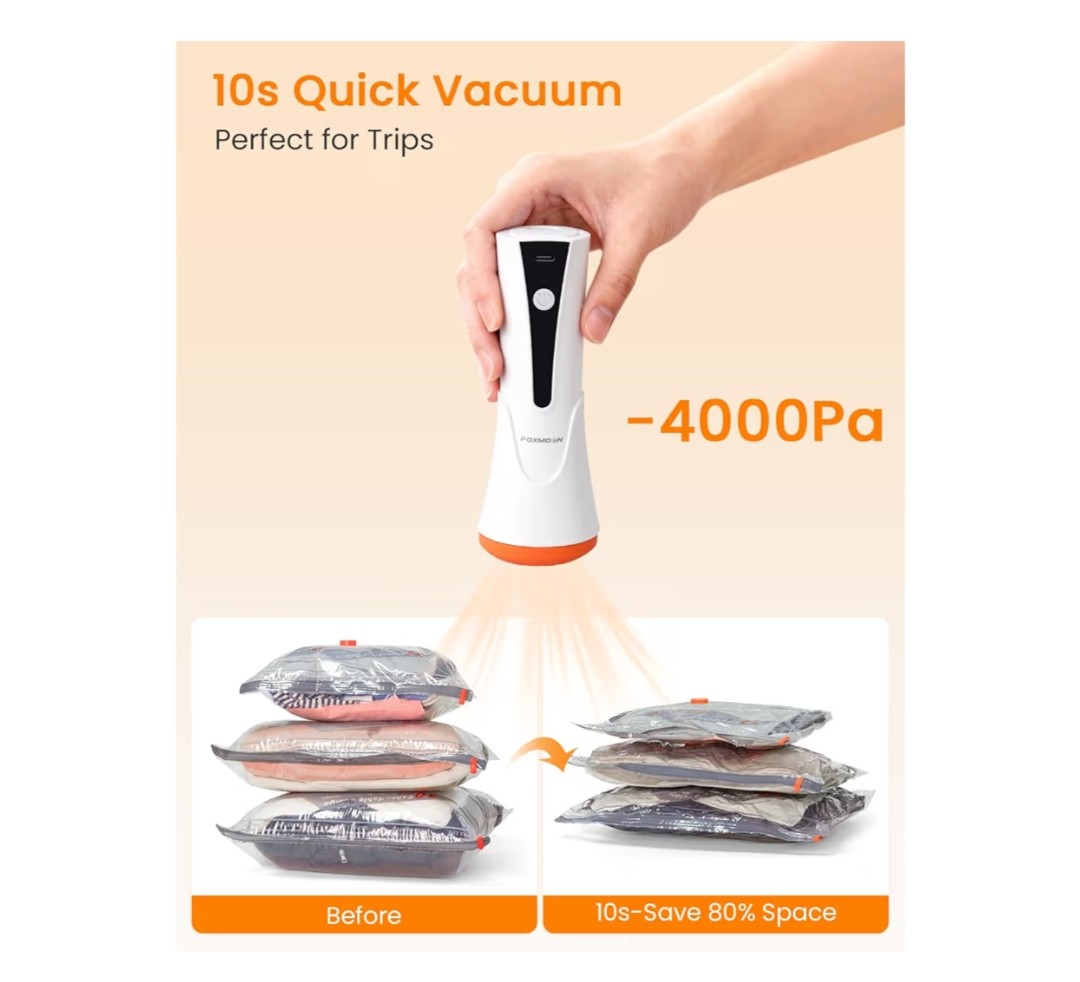 Foxmoon Vacuum Storage Bag Set with Pump