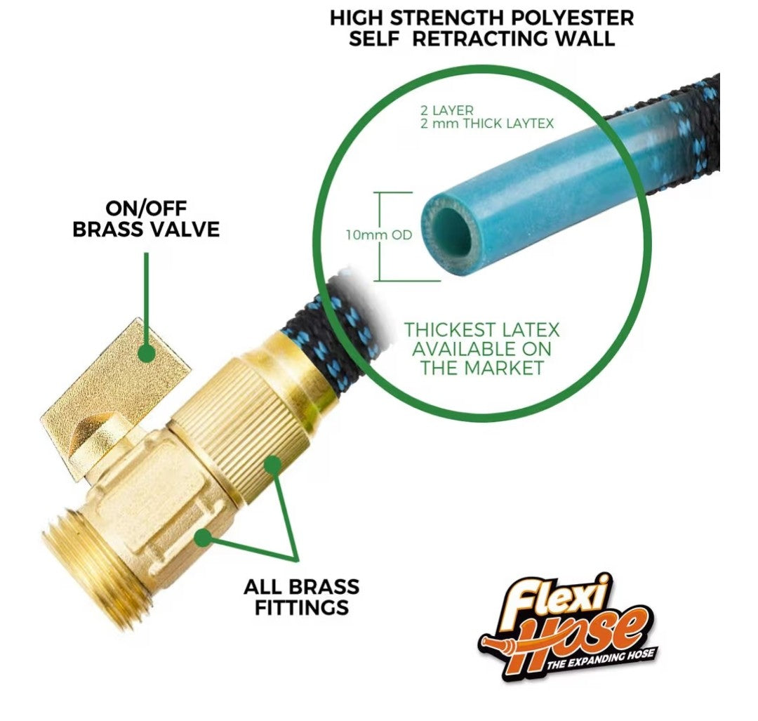 Flexi Hose 25ft Expandable Garden Hose