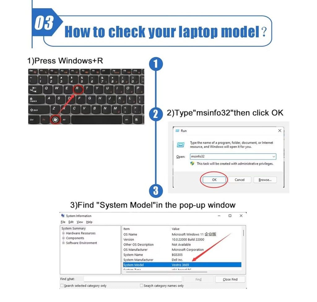 63Wh RJ40G Laptop Battery