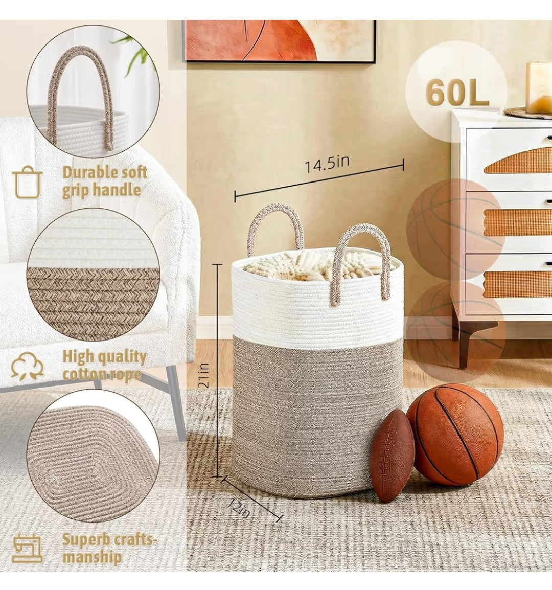 Laundry Basket 60L