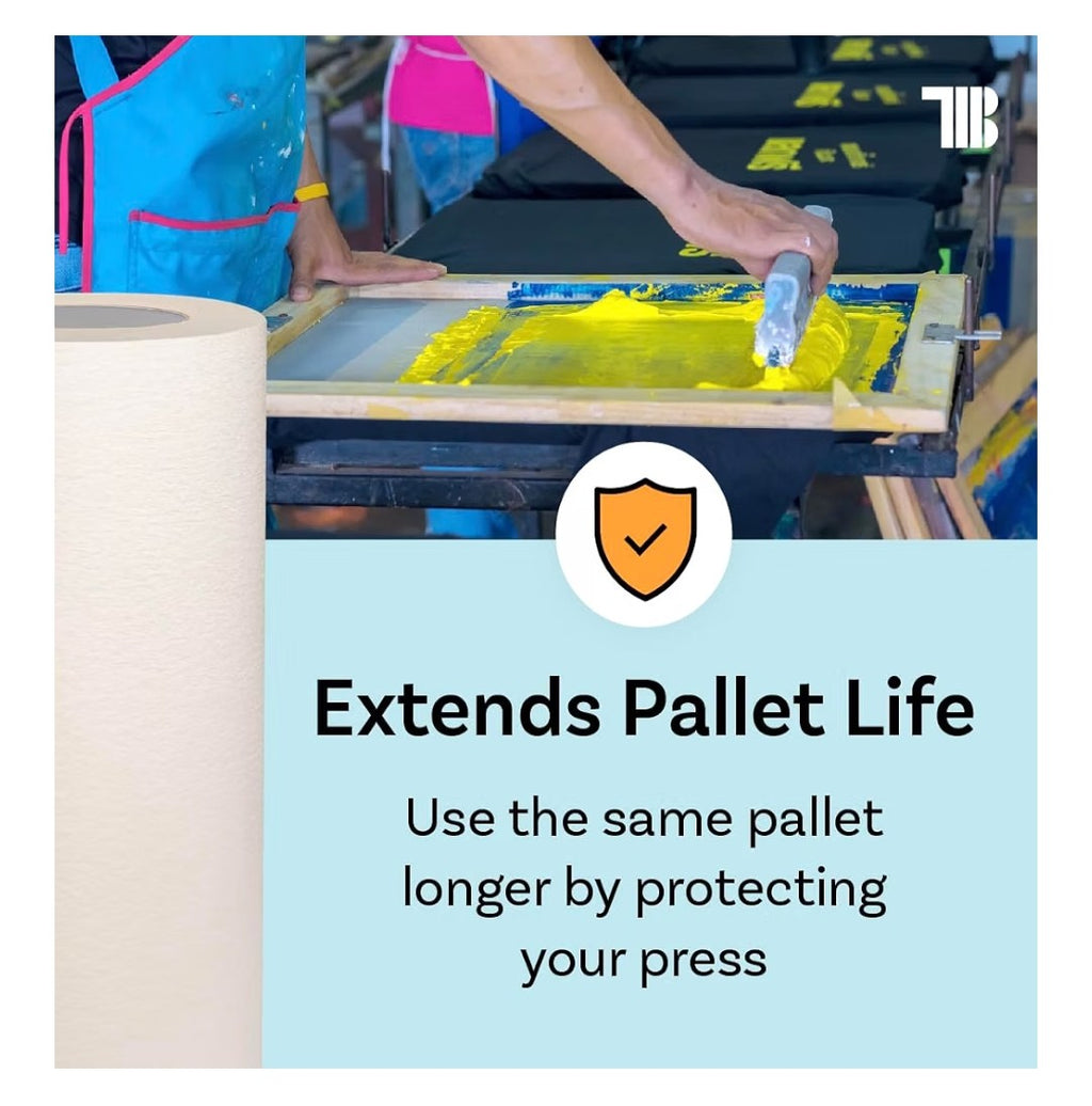 TapeManBlue Pallet Tape for Screen Printing (18in x 300ft)