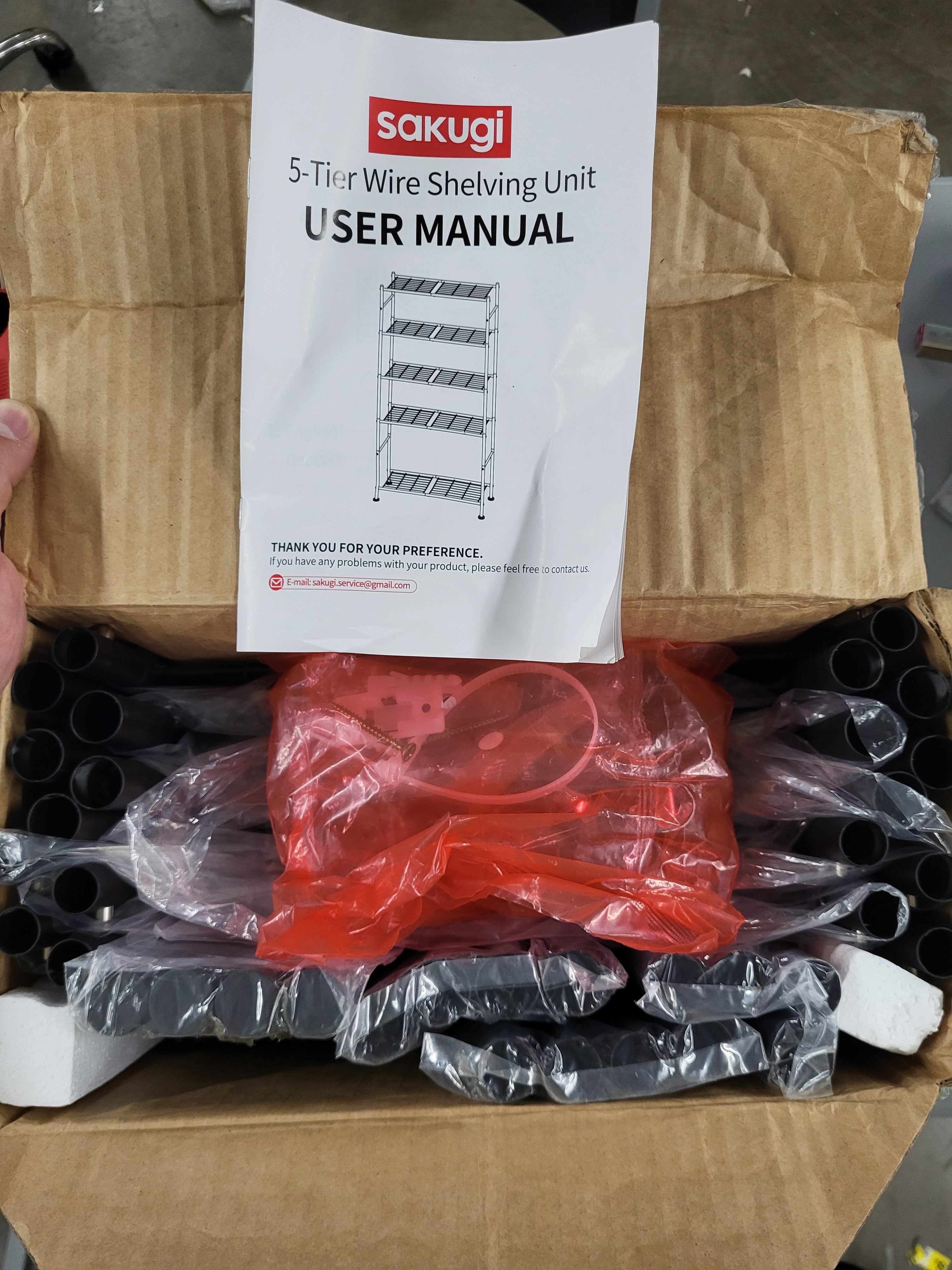 5-Tier Heavy Duty Shelving Unit