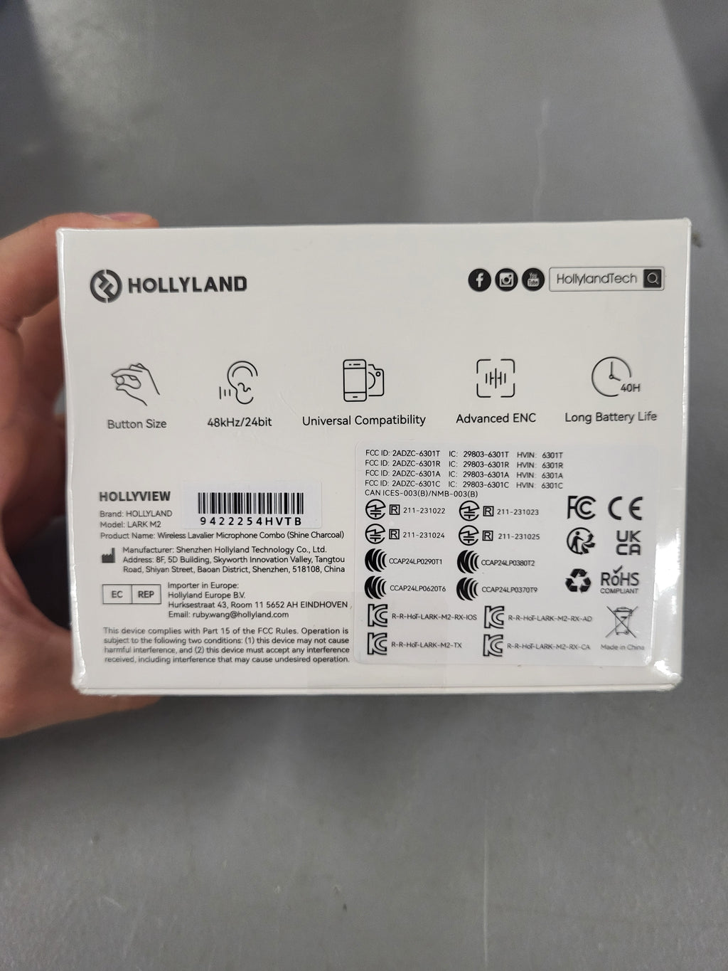 Hollyland Lark M2 Wireless Microphone