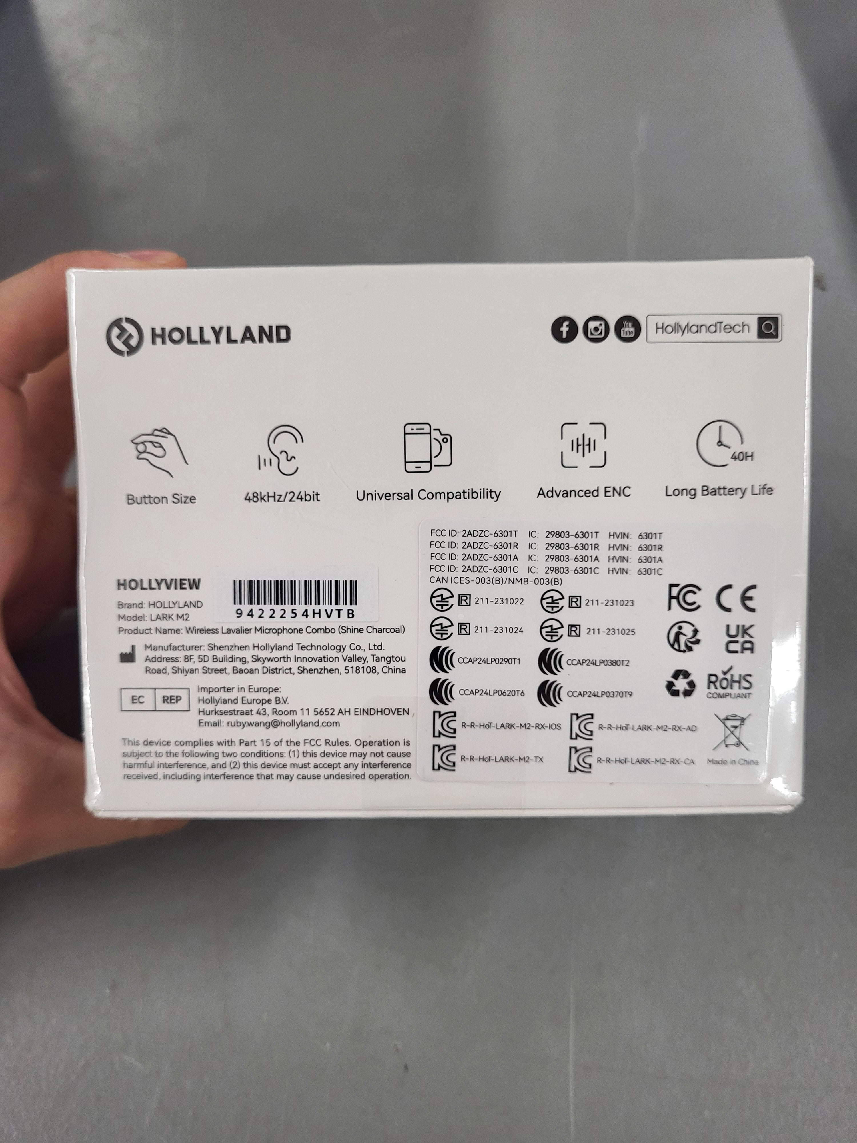 Hollyland Lark M2 Wireless Microphone