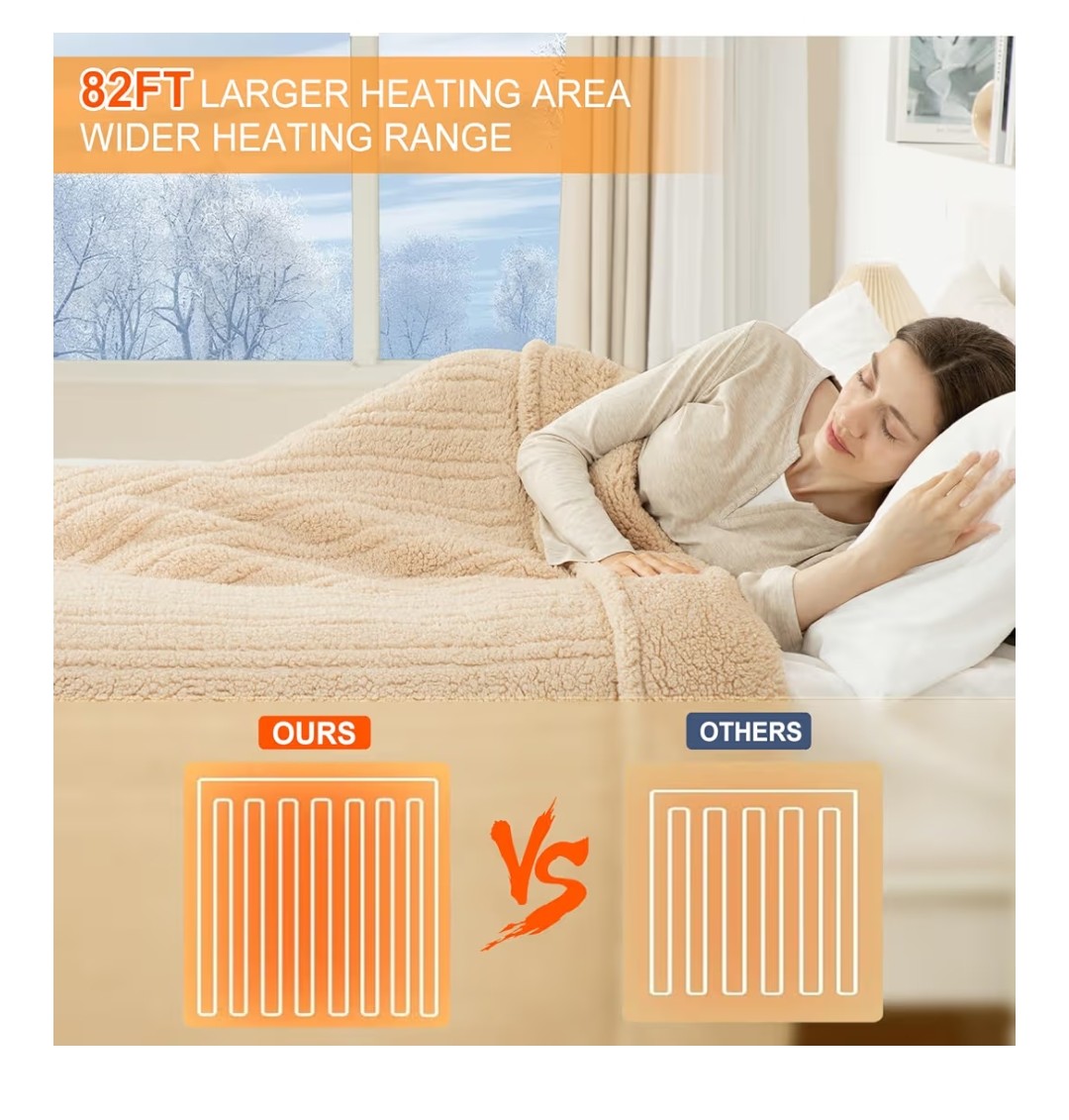 Luzarta Full Size Heated Blanket