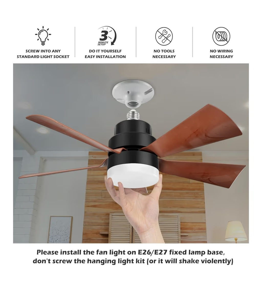 Socket Fan Light