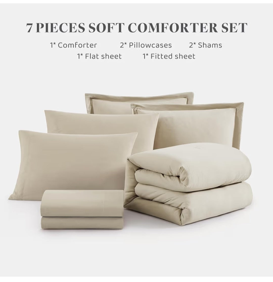 Wrensonge 7 Piece Comforter Set (King Size)