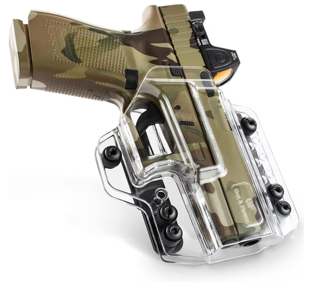 Gun Flower Clear Holster Sig P365