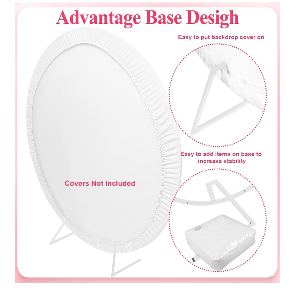 Round Arch Backdrop Stand (7.2ft)