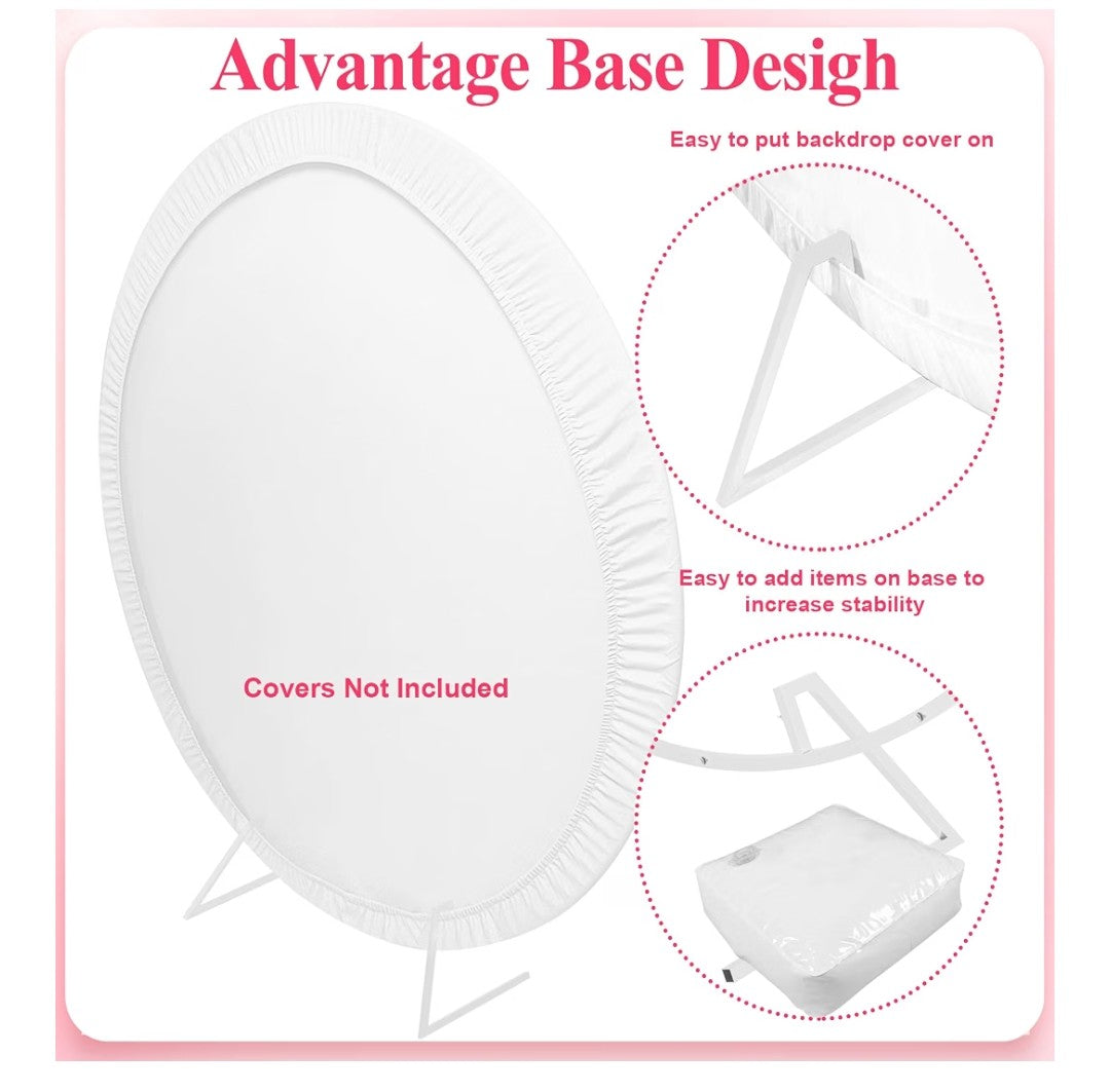 Round Arch Backdrop Stand (7.2ft)