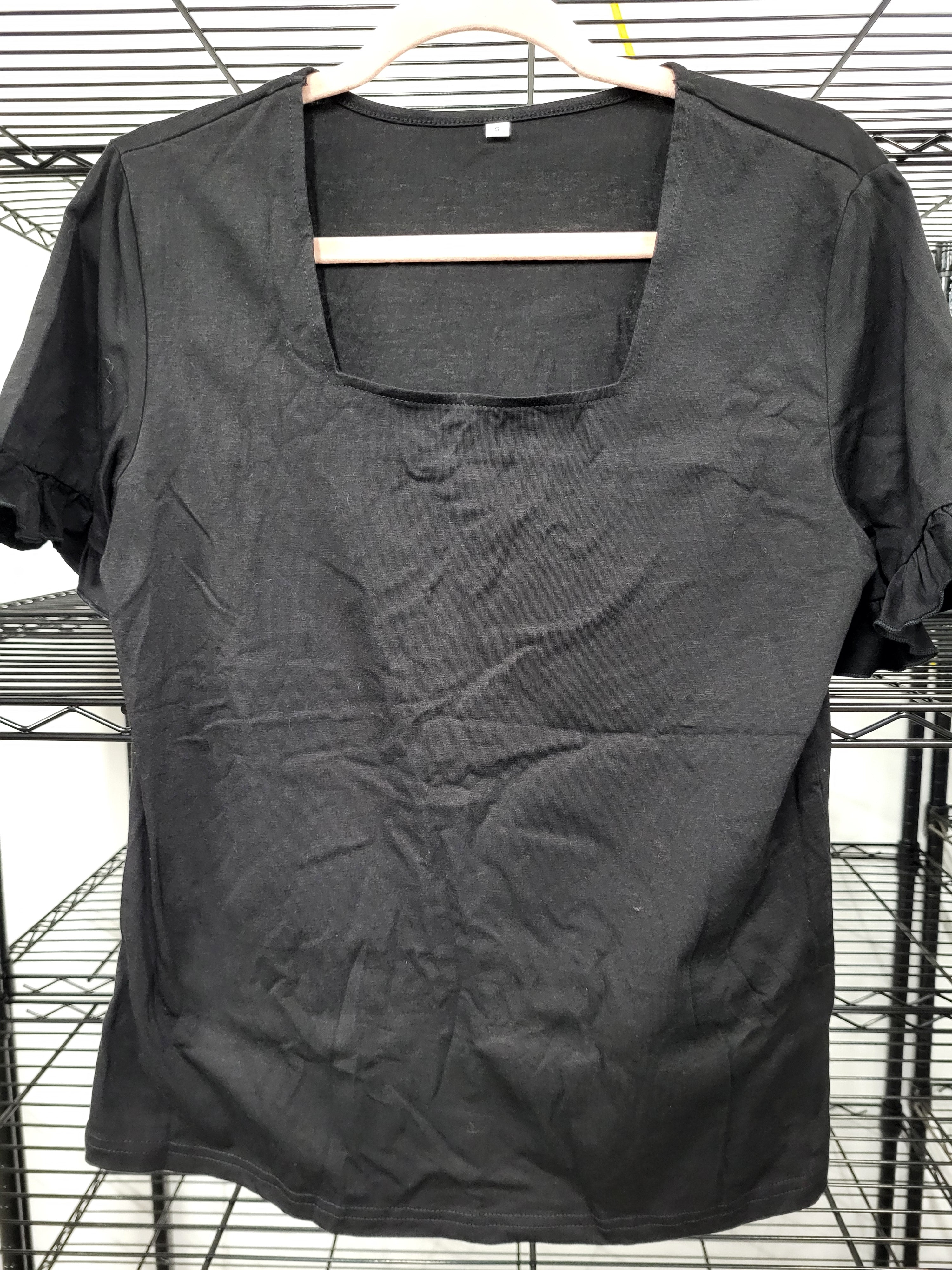 Puff Sleeve Casual Blouse (Small)