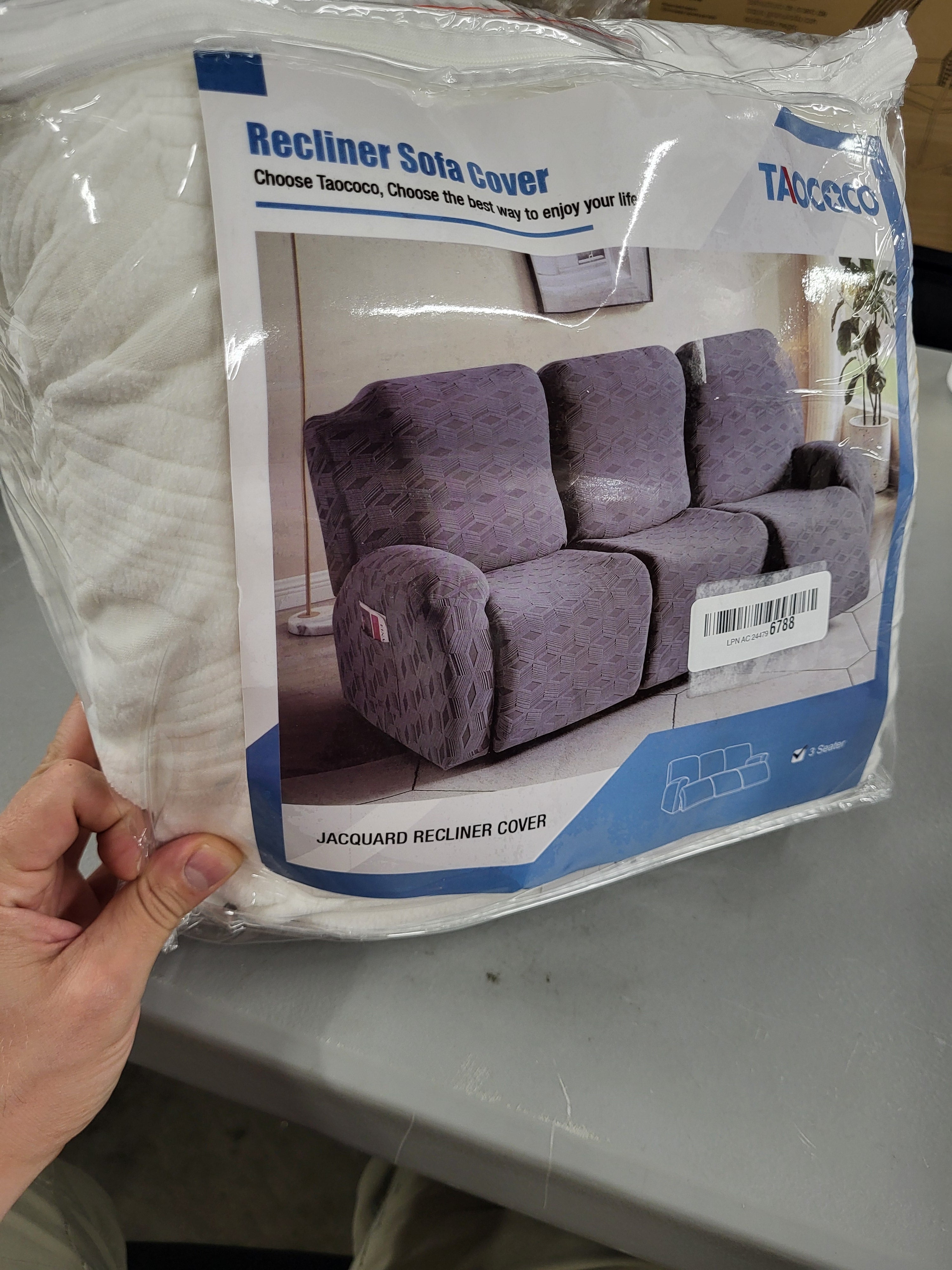 TAOCOCO 3 Seater Recliner Sofa Cover