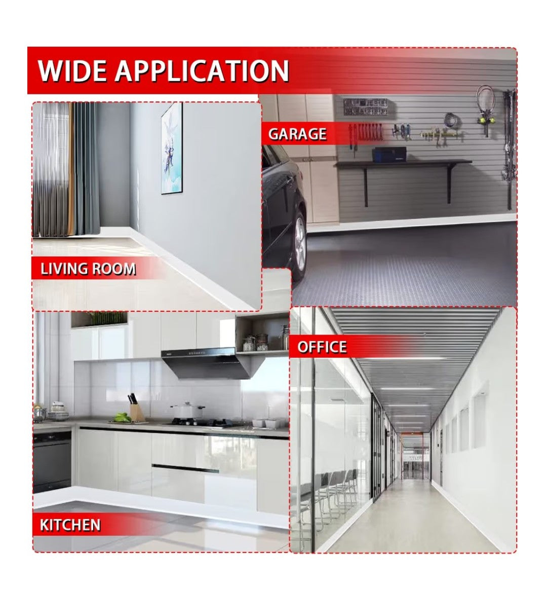 Vinyl Wall Base 4in (White)