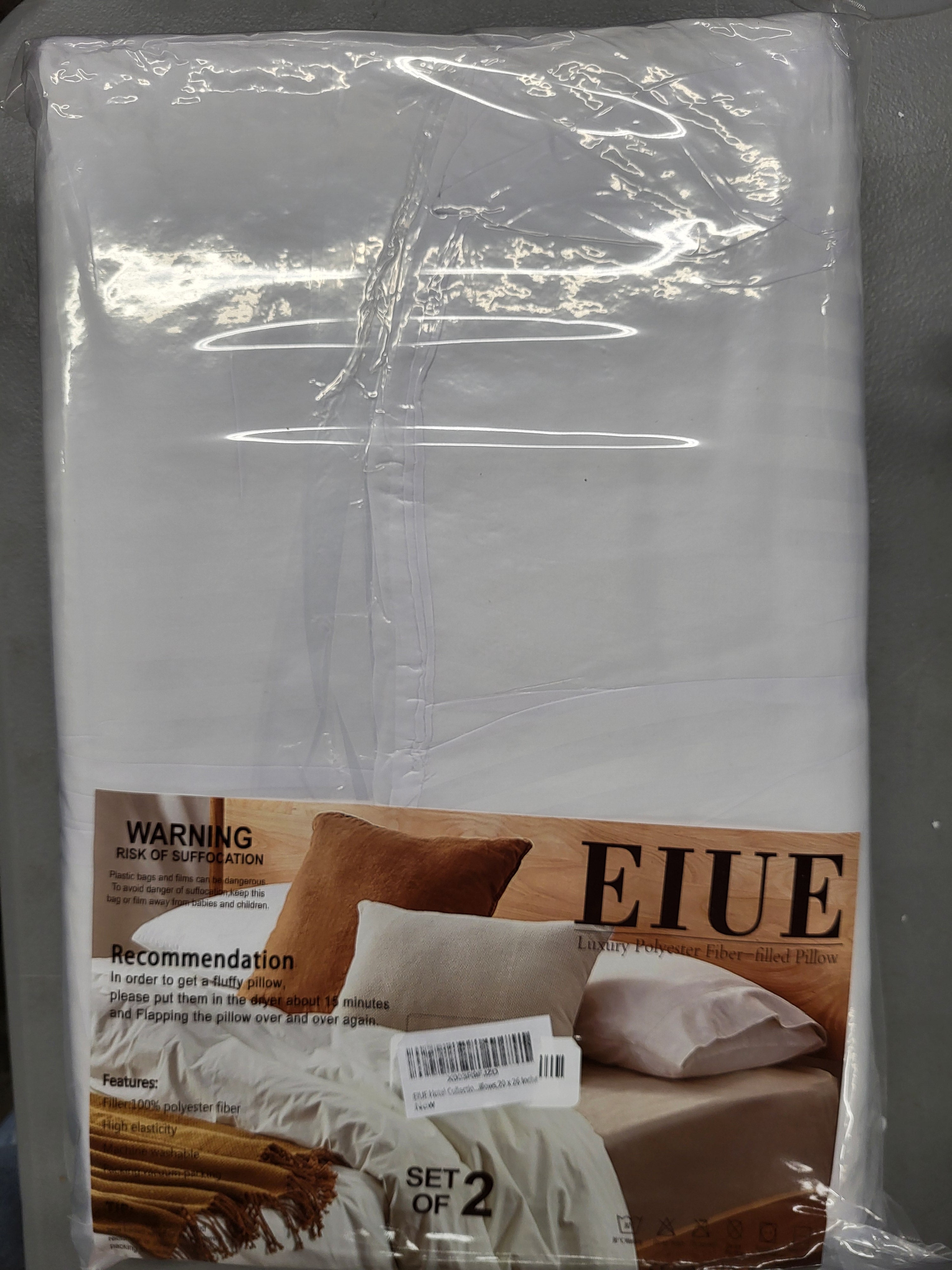 Eiue Hotel Collection Pillows Standard Size
