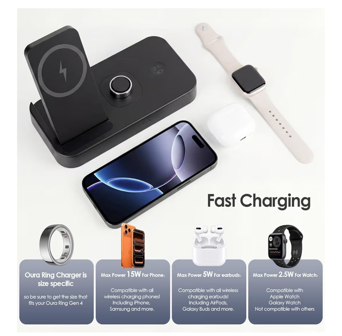 4 in 1 Charging Station