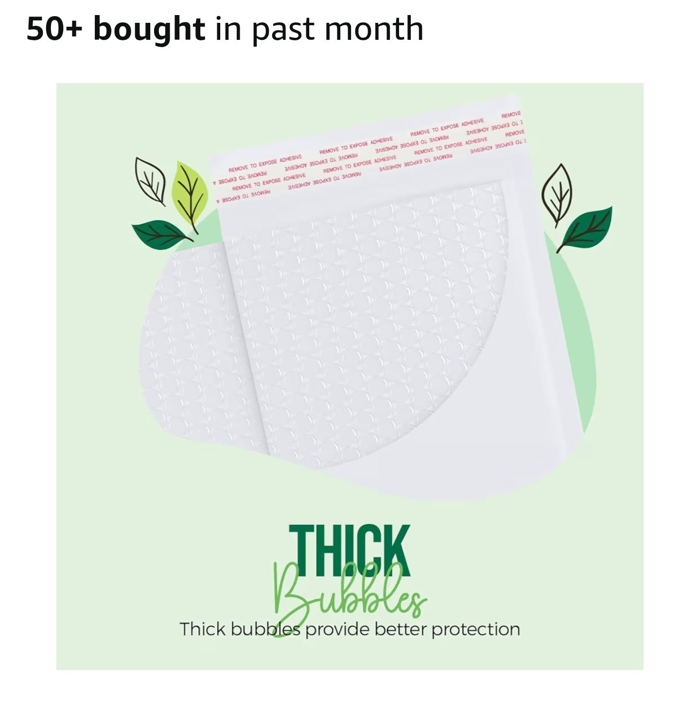 Fuxury White Kraft Bubble Mailer 6x10" 100 Pack