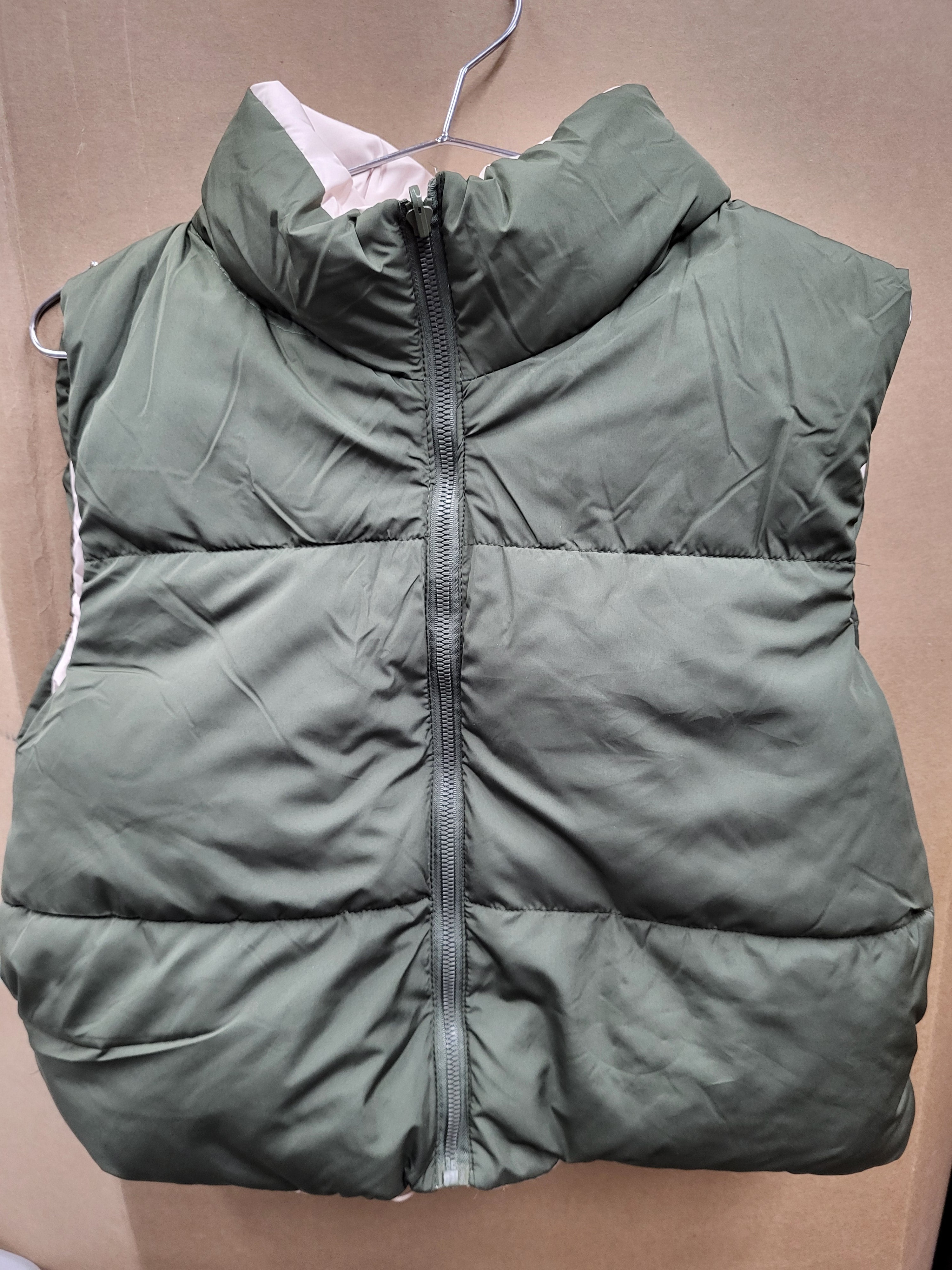 Cropped Puffer Vest