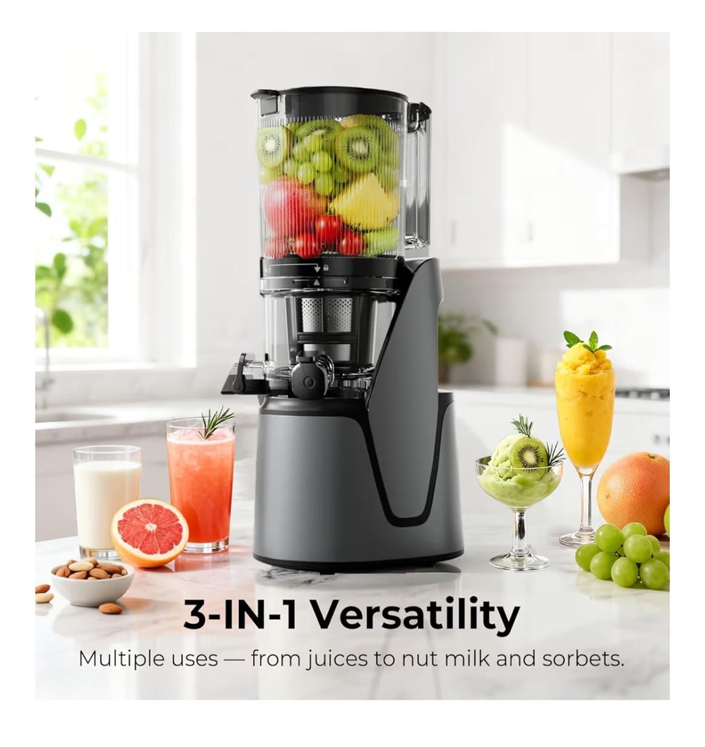 EanOruus 3-In-1 Cold Press Juicer