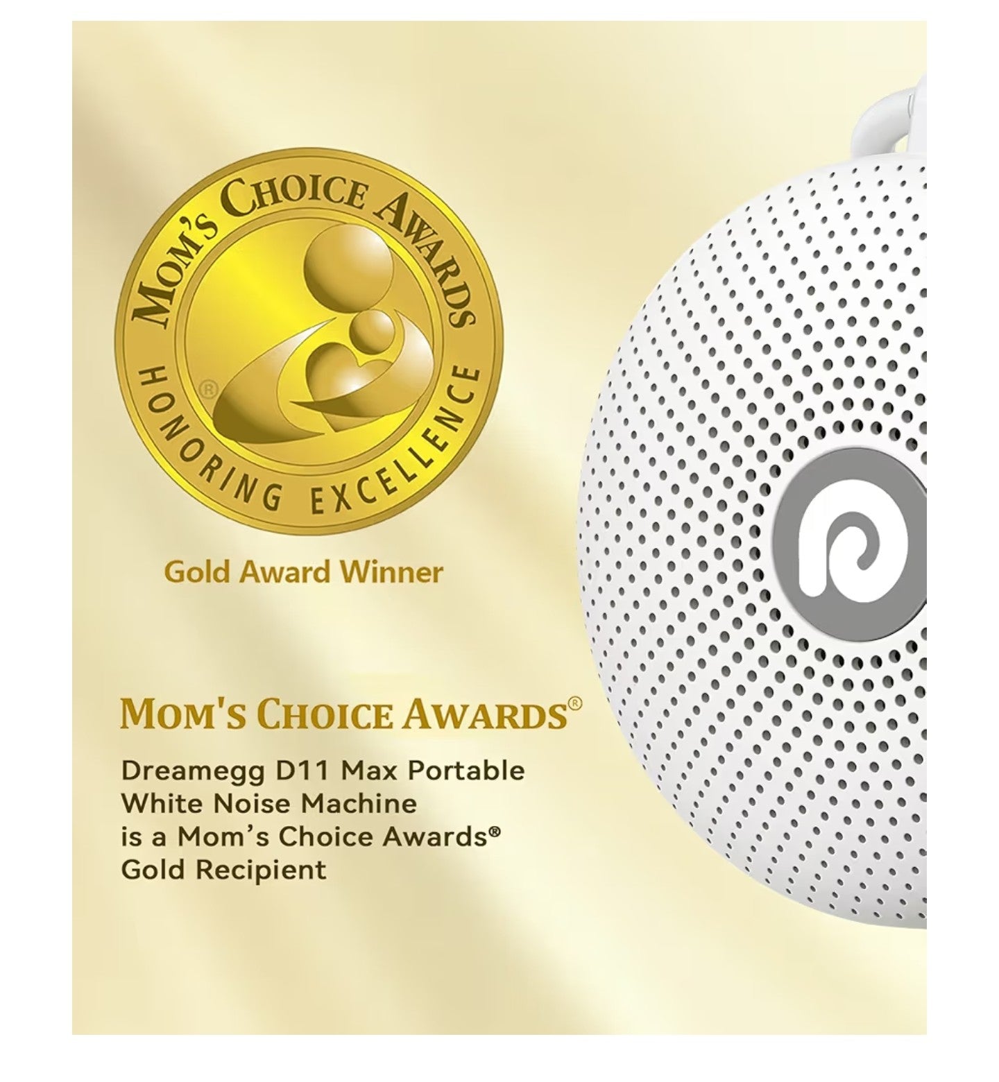 Dreamegg Portable Noise Machine for Baby Adult, Features Powerful Battery.