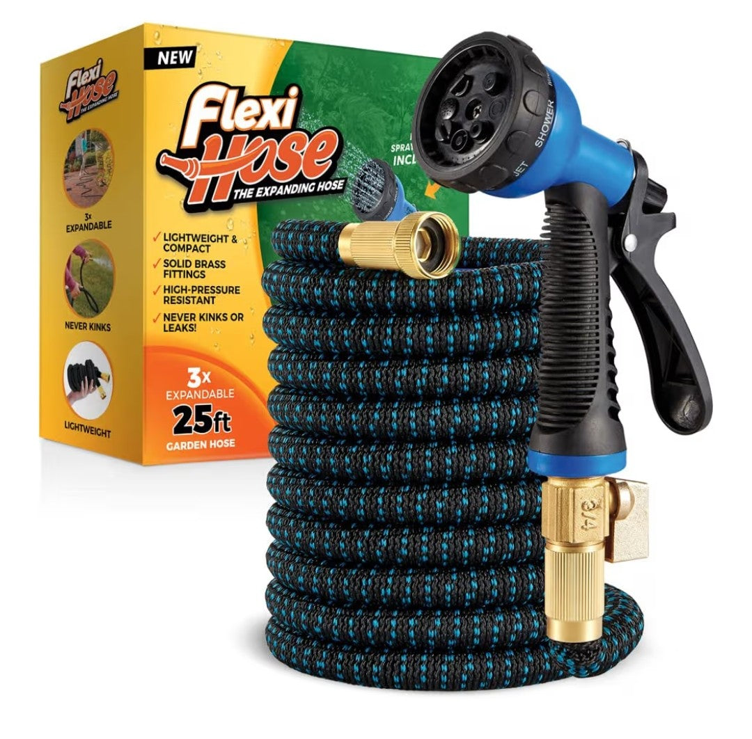Flexi Hose 25ft Expandable Garden Hose