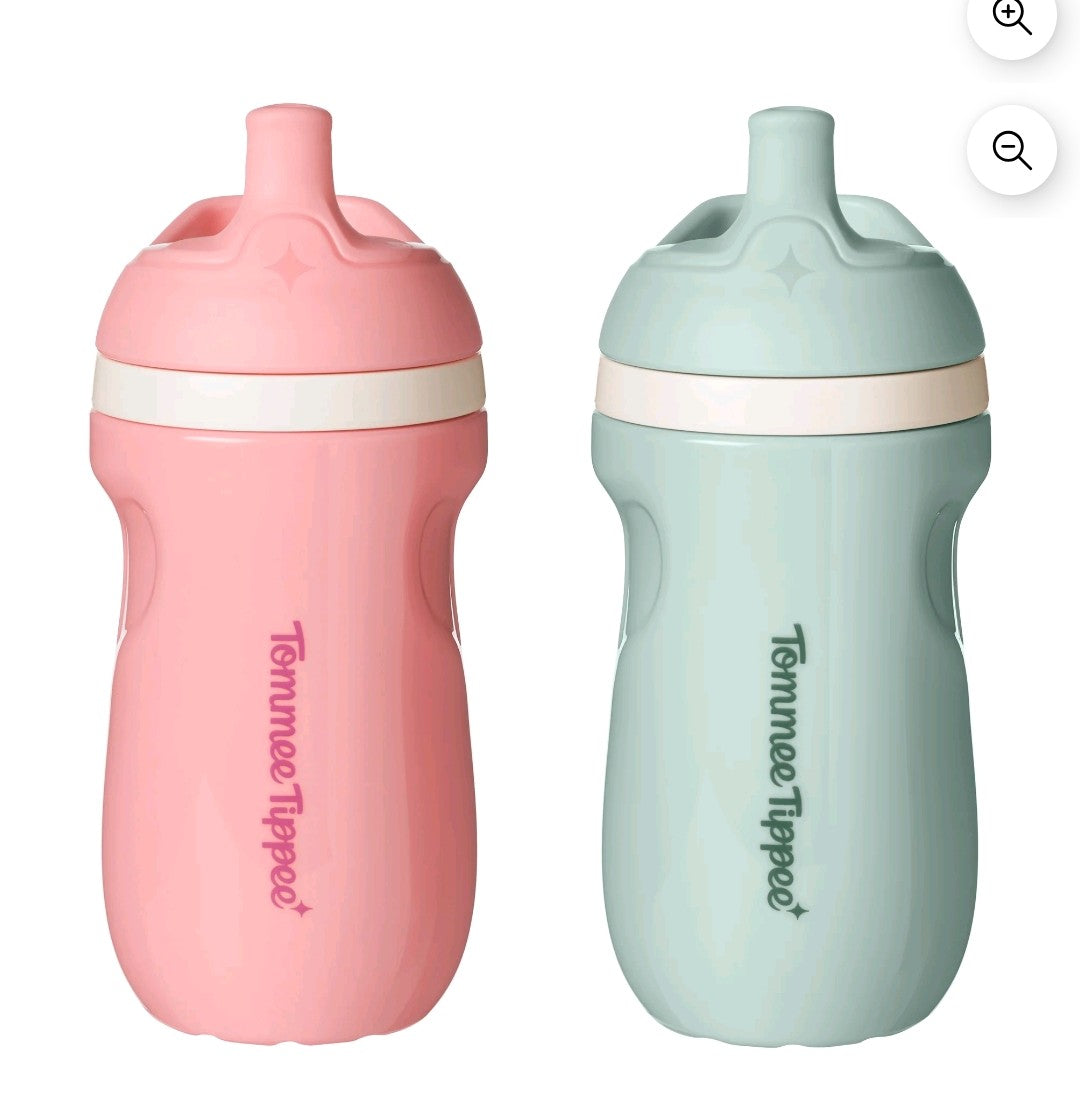 Tommee Tippee Insulated Toddler Water Bottle (2 pack)
