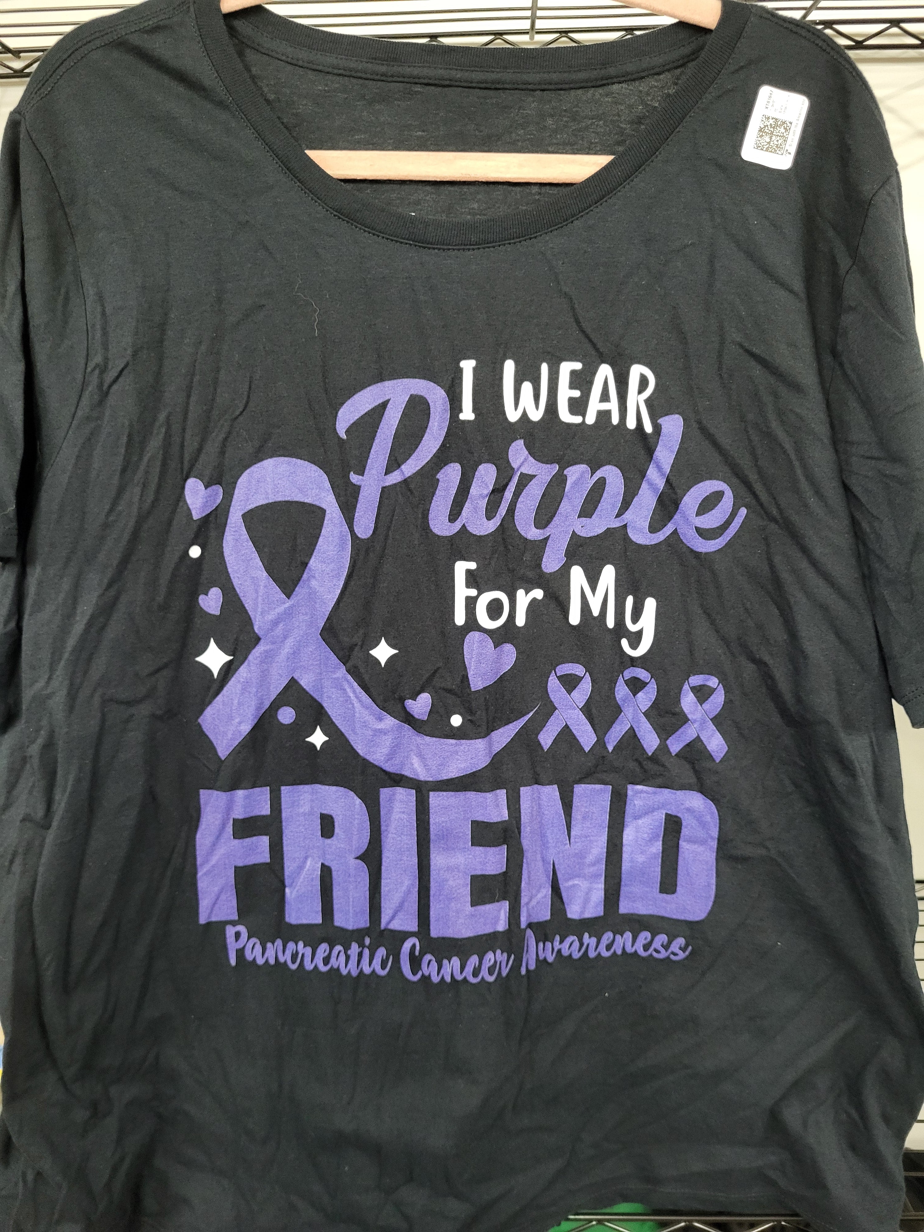 I Wear Purple for My Friend Pancreatic Cancer Awareness (3XL)