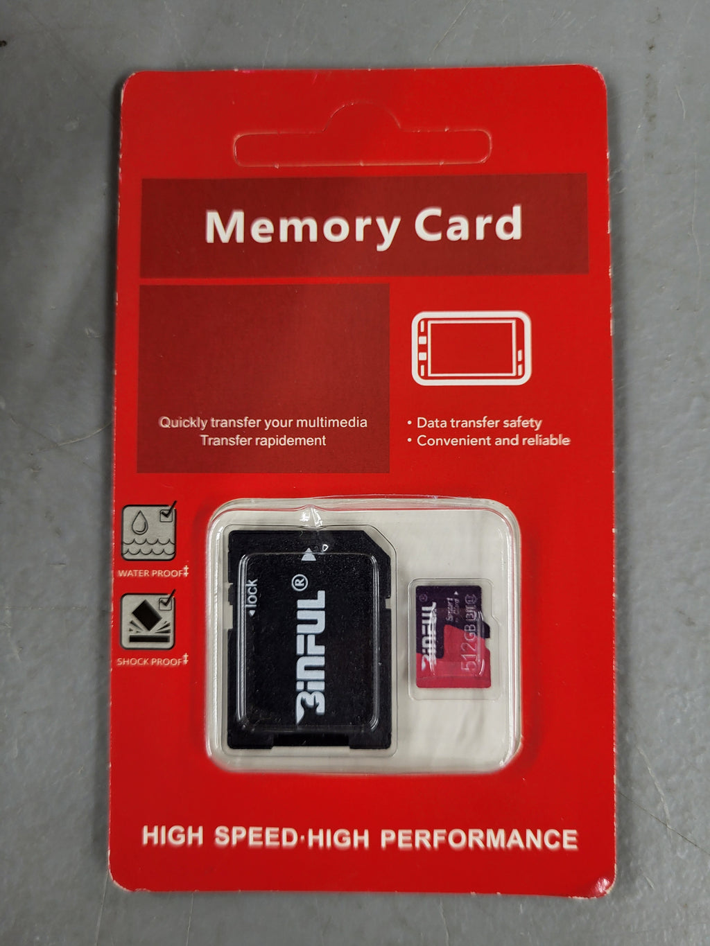 512GB MicroSD With Adapter