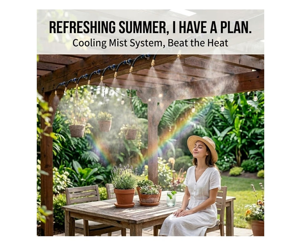 Drip Irrigation System for Garden 60ft