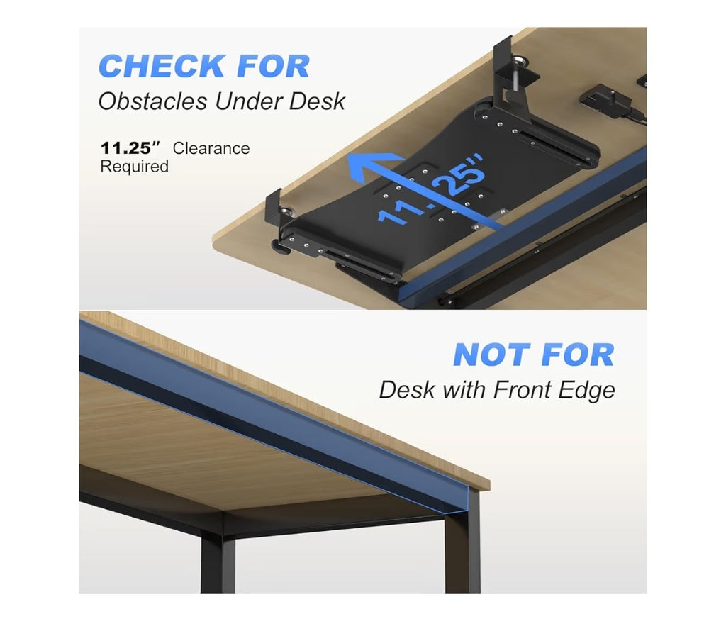Supertek Keyboard Tray Under Desk Pull Out