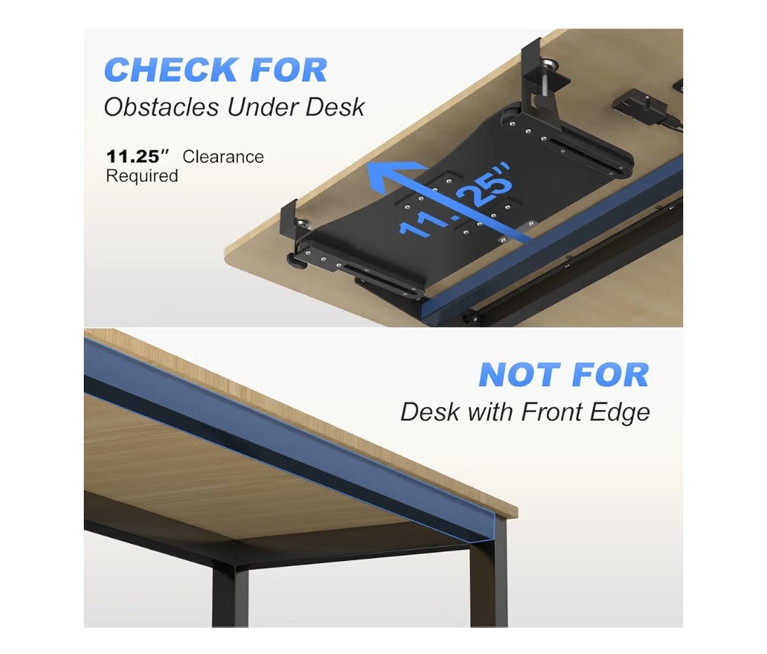 Supertek Keyboard Tray Under Desk Pull Out