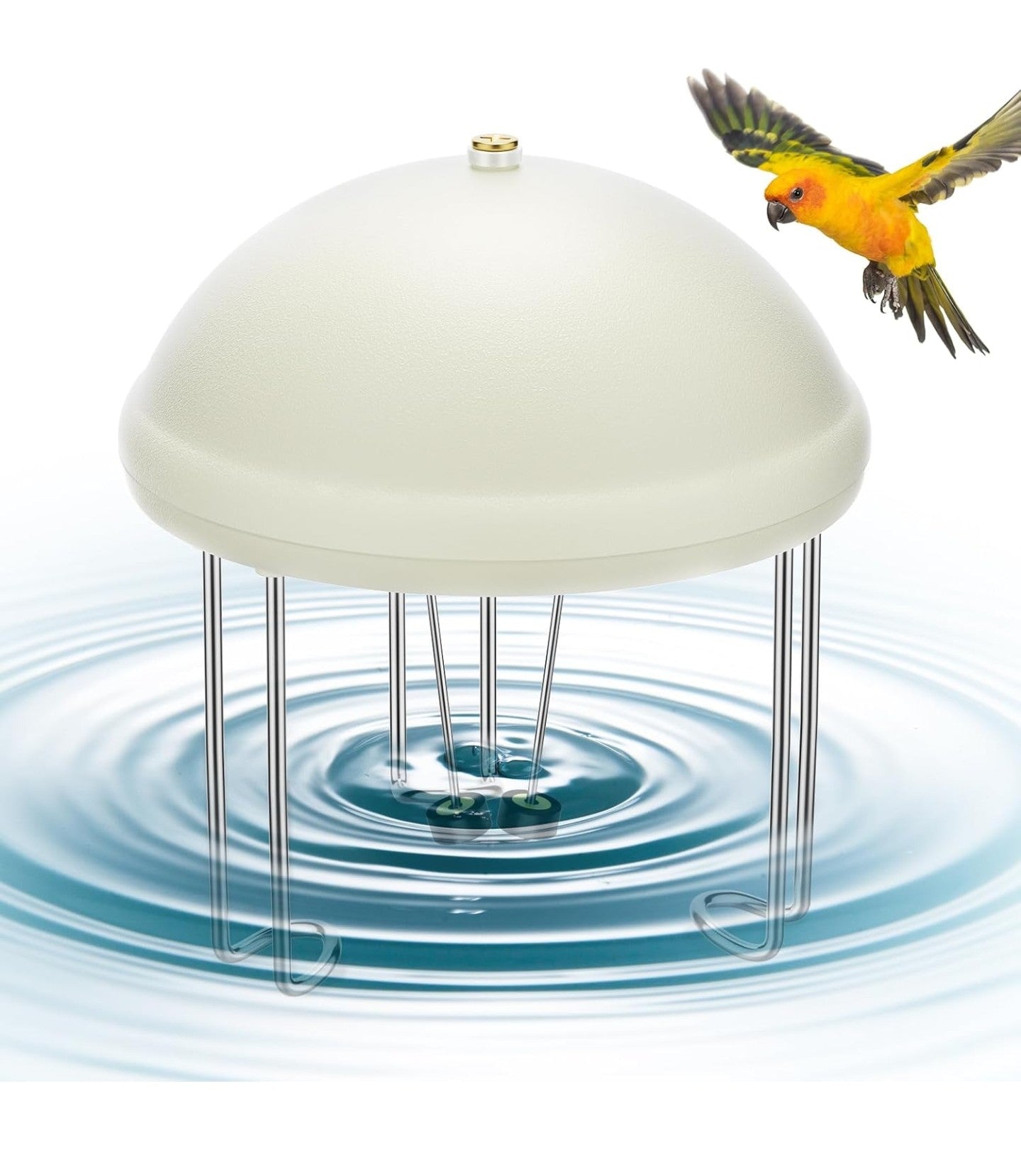 Buzzlett Bird Bath Water Circulator, Water Agitator for Bird Bath.