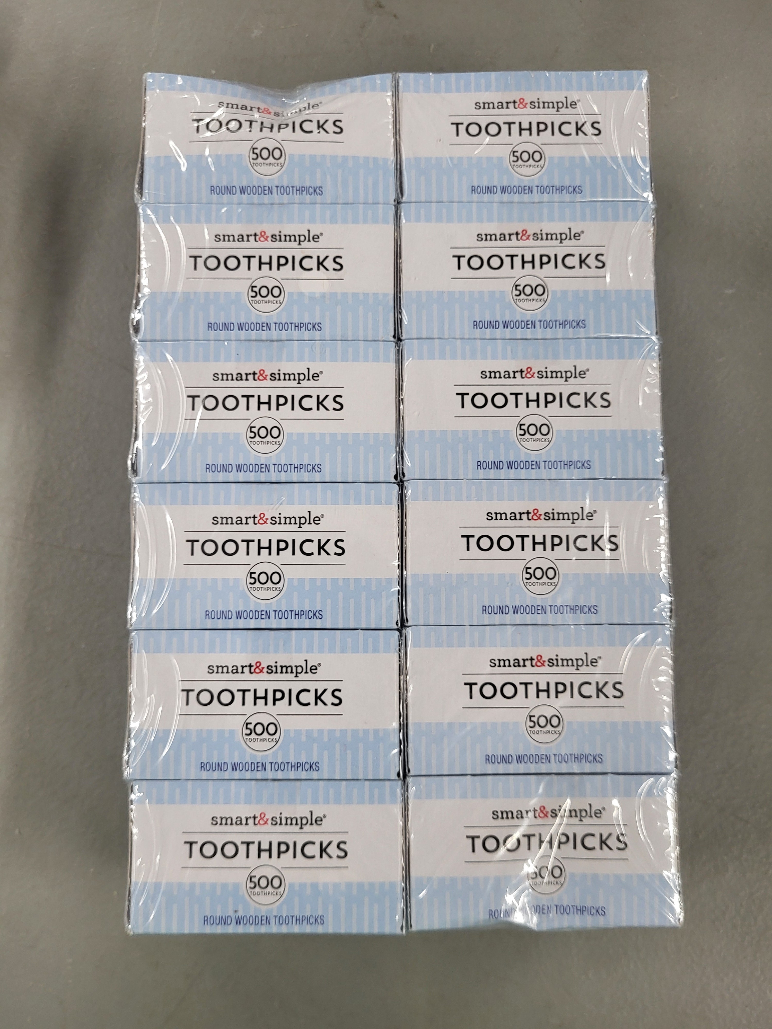 Wooden Toothpicks (6000 count)