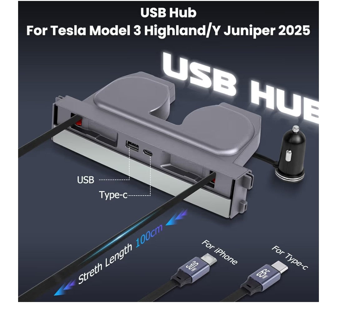 Central Control Dock for Tesla Model 3/Y