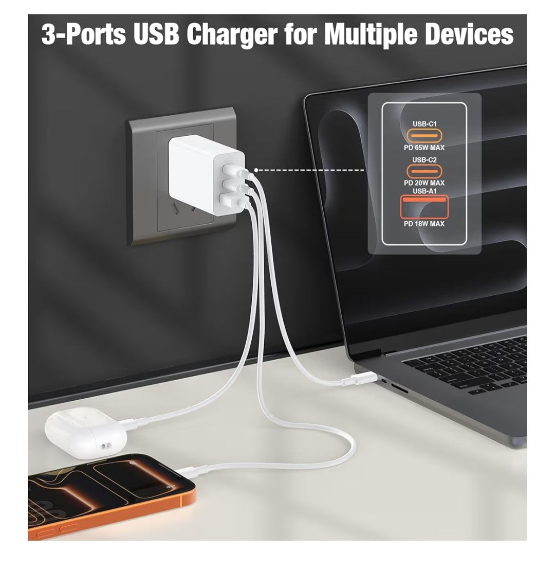 100W Super Fast Charger PD/QC 3.0