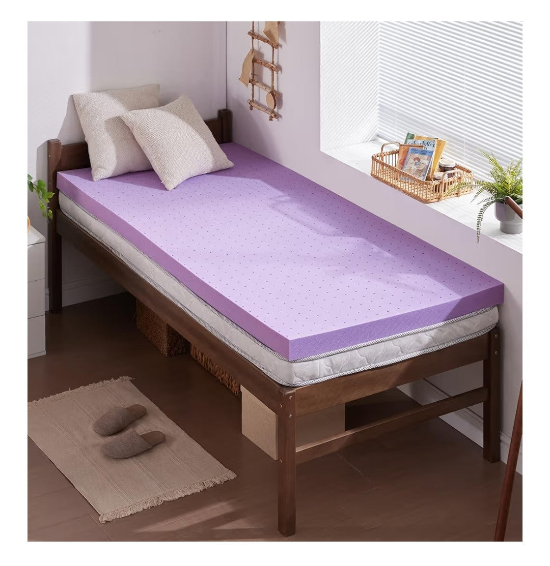 Sinweek Memory Foam Mattress Topper Twin Size