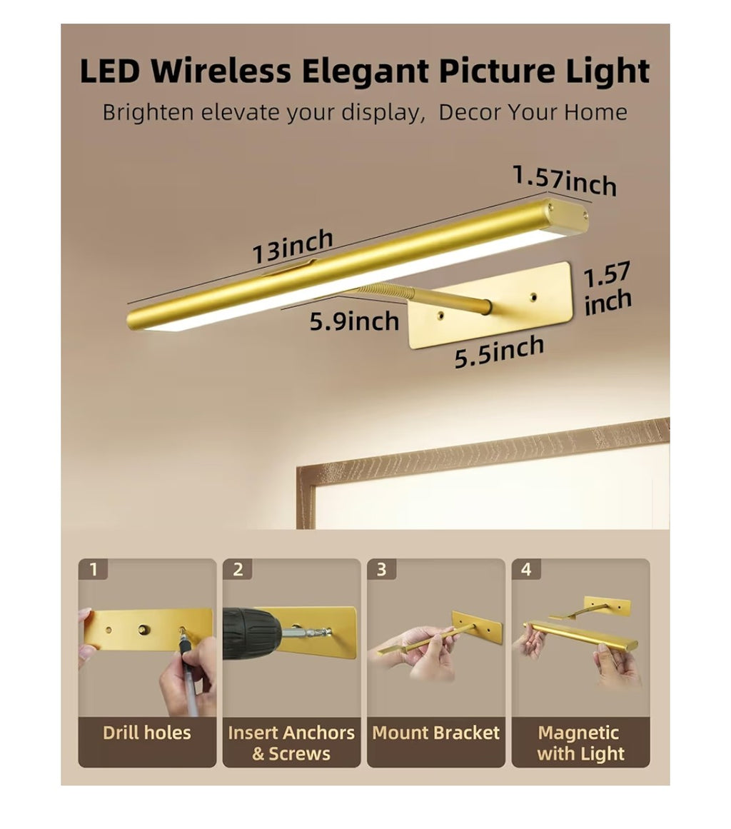 Picture Light for Wall (Gold)