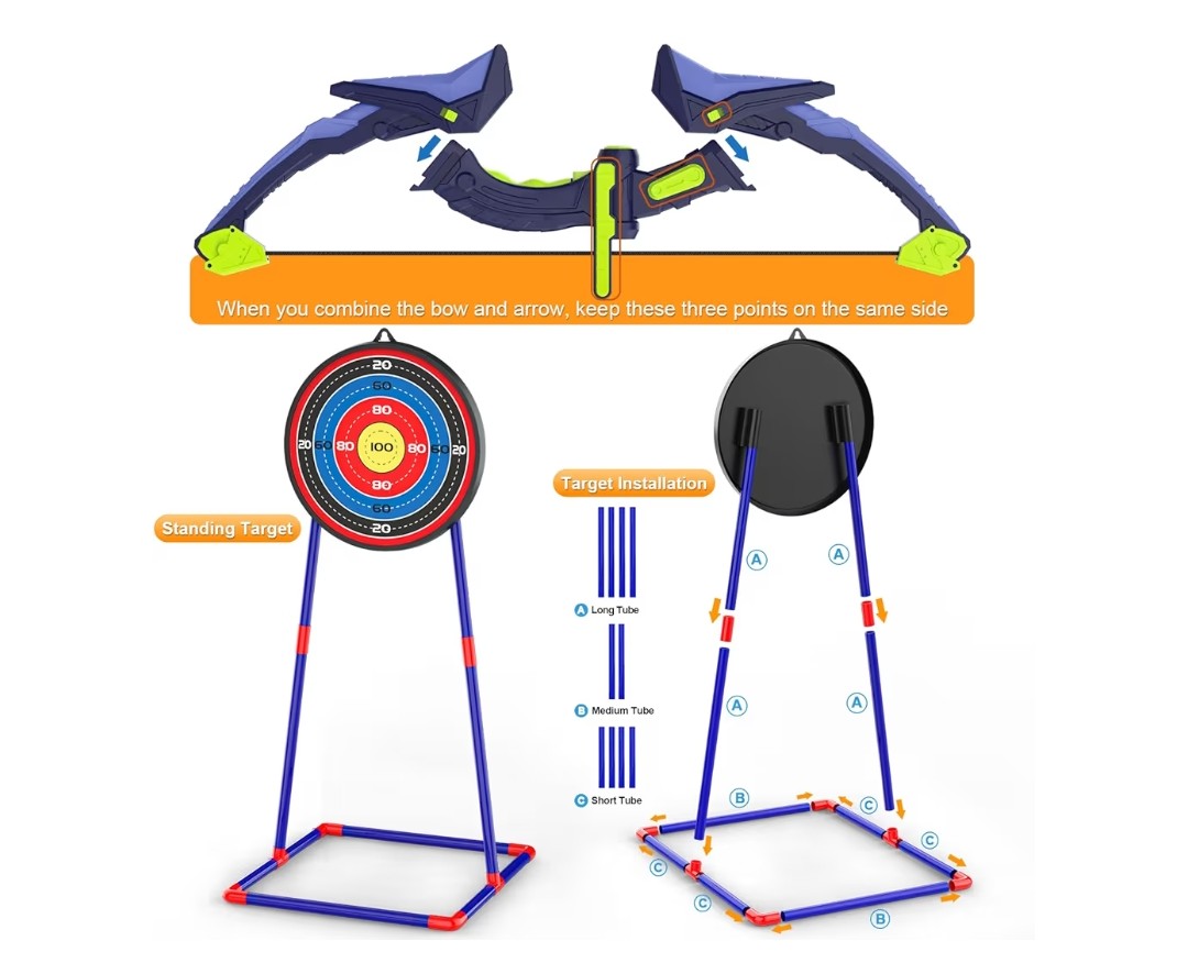 Archery Set for Kids (2 Bows)