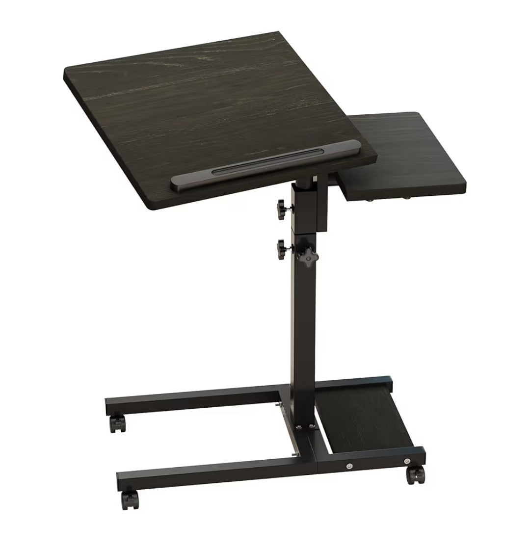 Mobile Laptop Desk with Adjustable Height