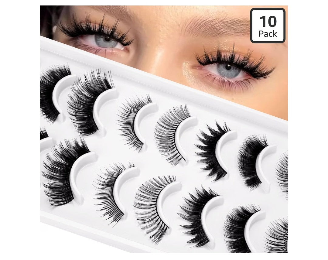 False Eyelashes (10 Pairs)