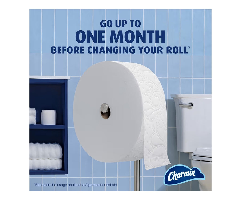New. Charmin Toilet Paper Ultra Soft, Forever Roll Starter Kit.